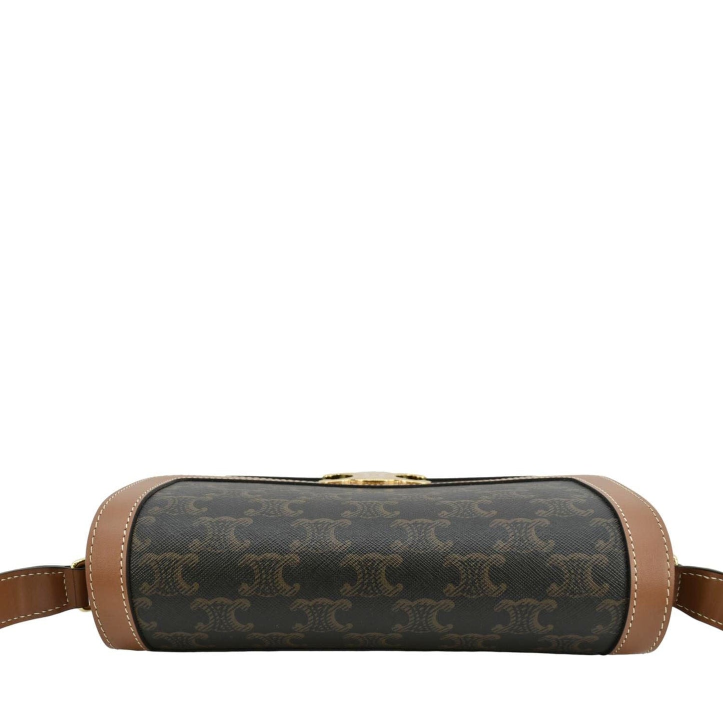 CELINE Classique Triomphe Canvas Shoulder Bag Brown