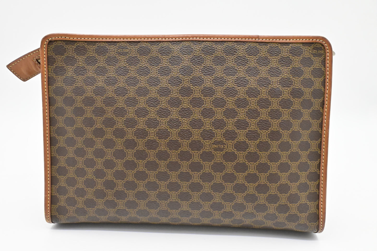 Celine Pouch in Macadam Canvas