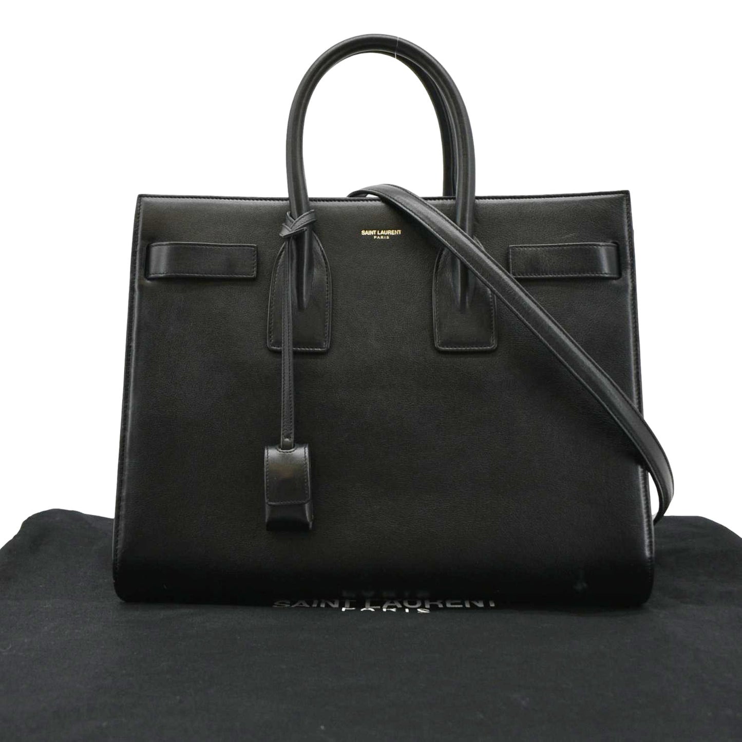 Saint Laurent Sac De Jour Small Leather Shoulder Bag Black