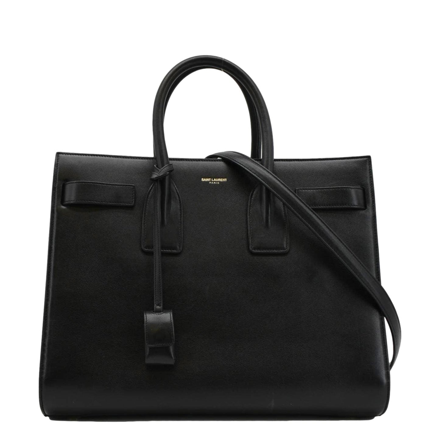 Saint Laurent Sac De Jour Small Leather Shoulder Bag Black