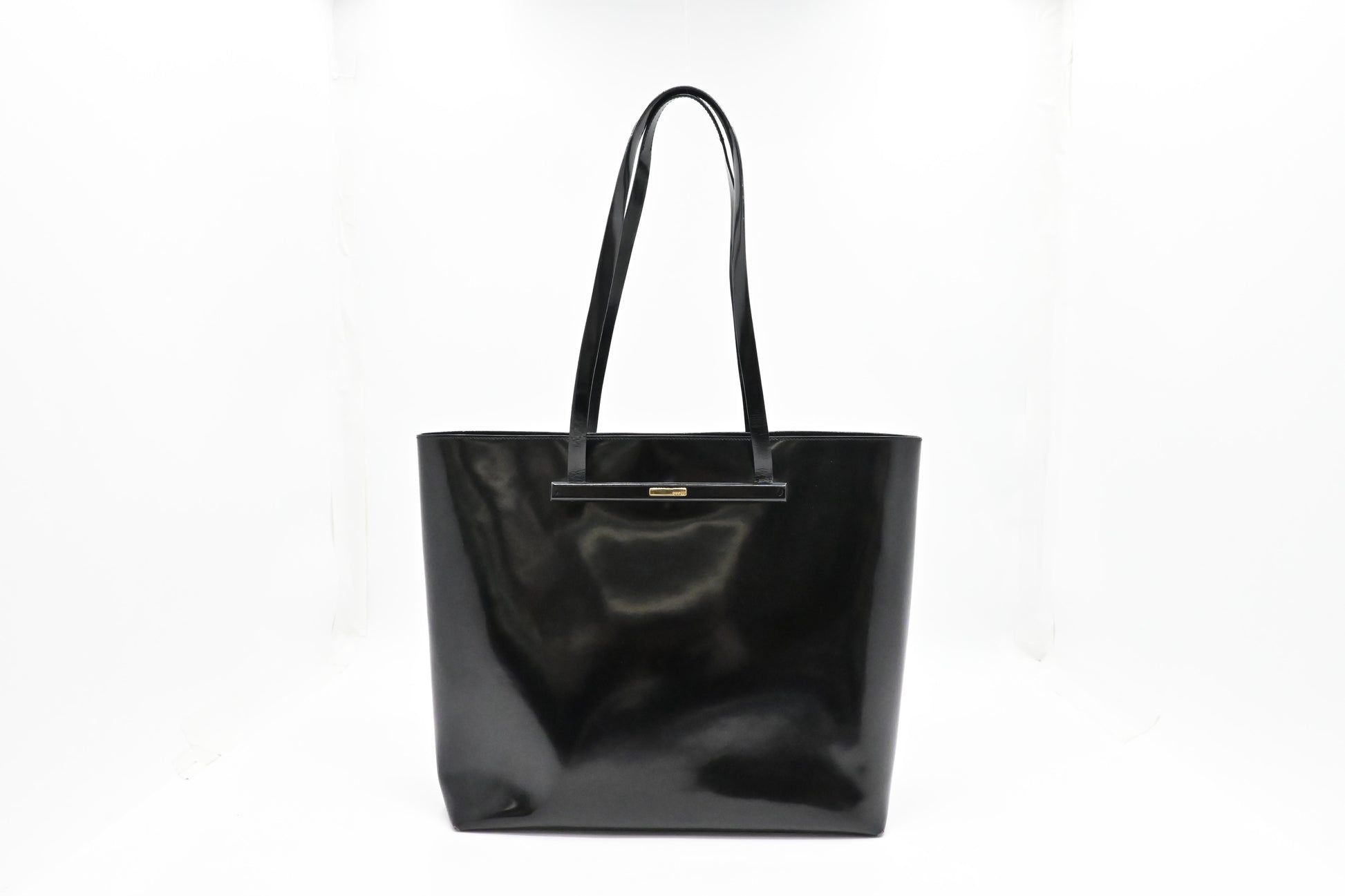 Gucci Tote Bag in Black Patent Leather