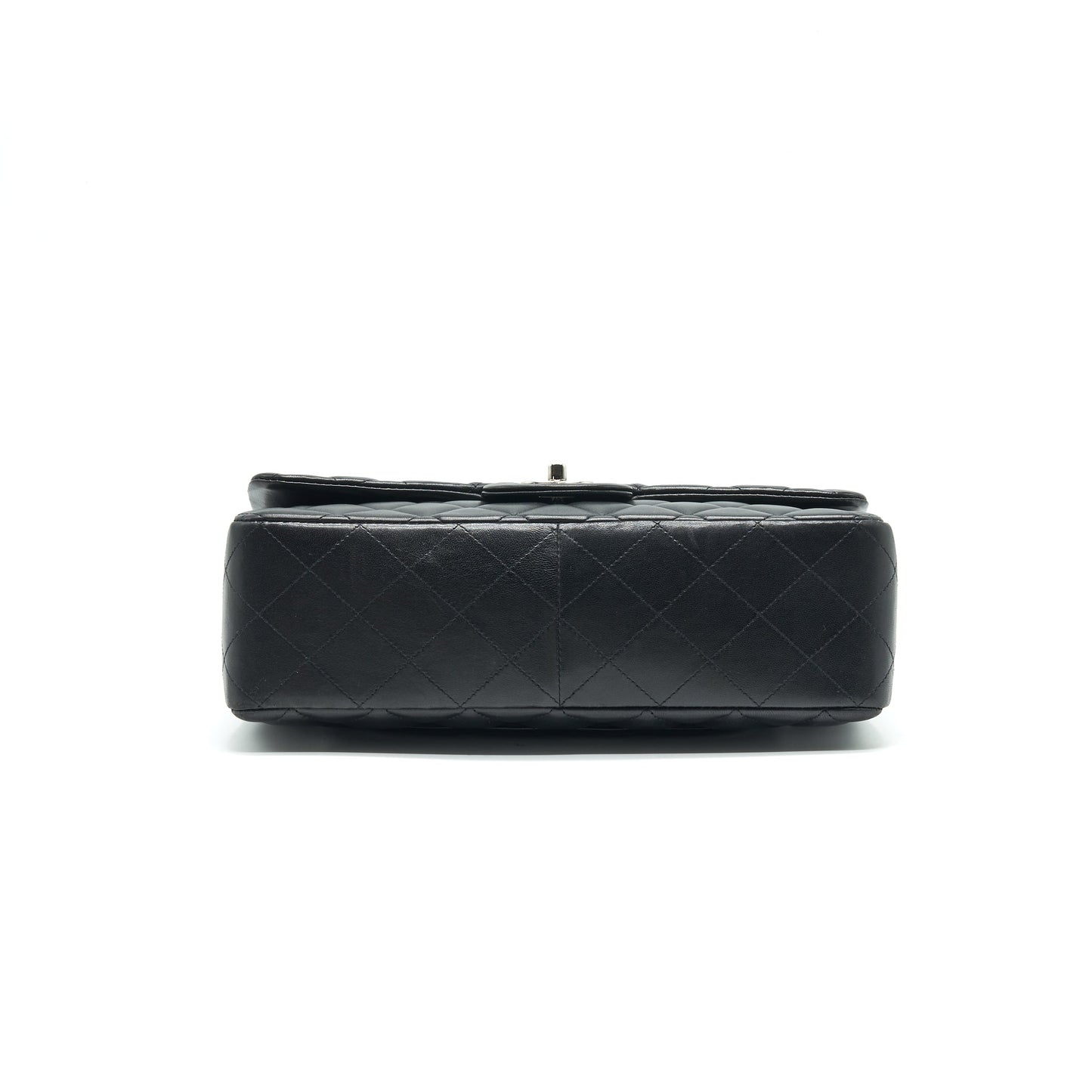 Chanel Single Flap jumbo Bag Lambskin Black