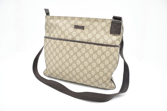 Gucci Square Crossbody in GG Supreme Canvas