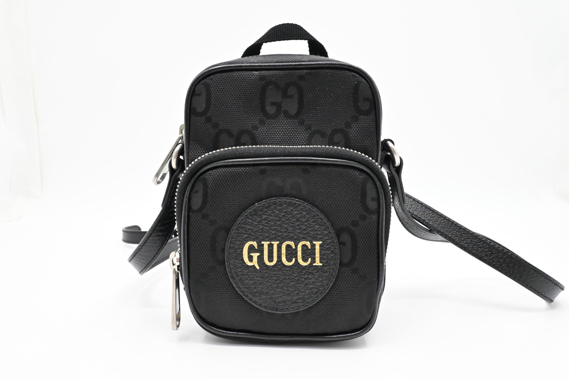 Gucci Off The Grid Mini Crossbody in Black Econyl Canvas