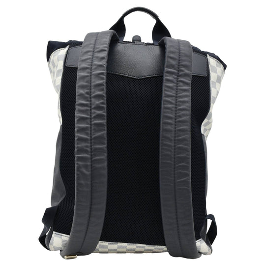 LOUIS VUITTON Matchpoint Damier Azur Backpack White