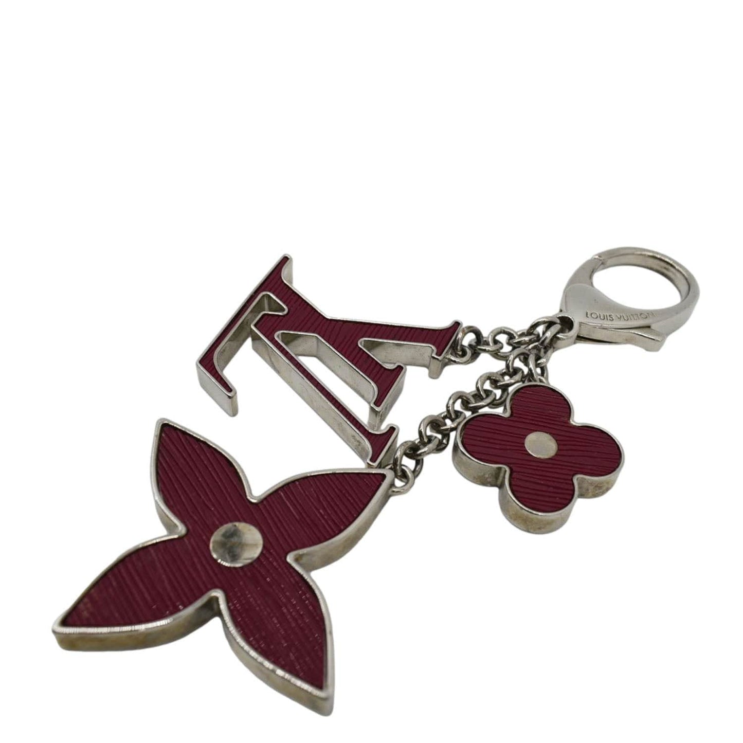 LOUIS VUITTON Fleur dEpi Bag Charm Fuchsia