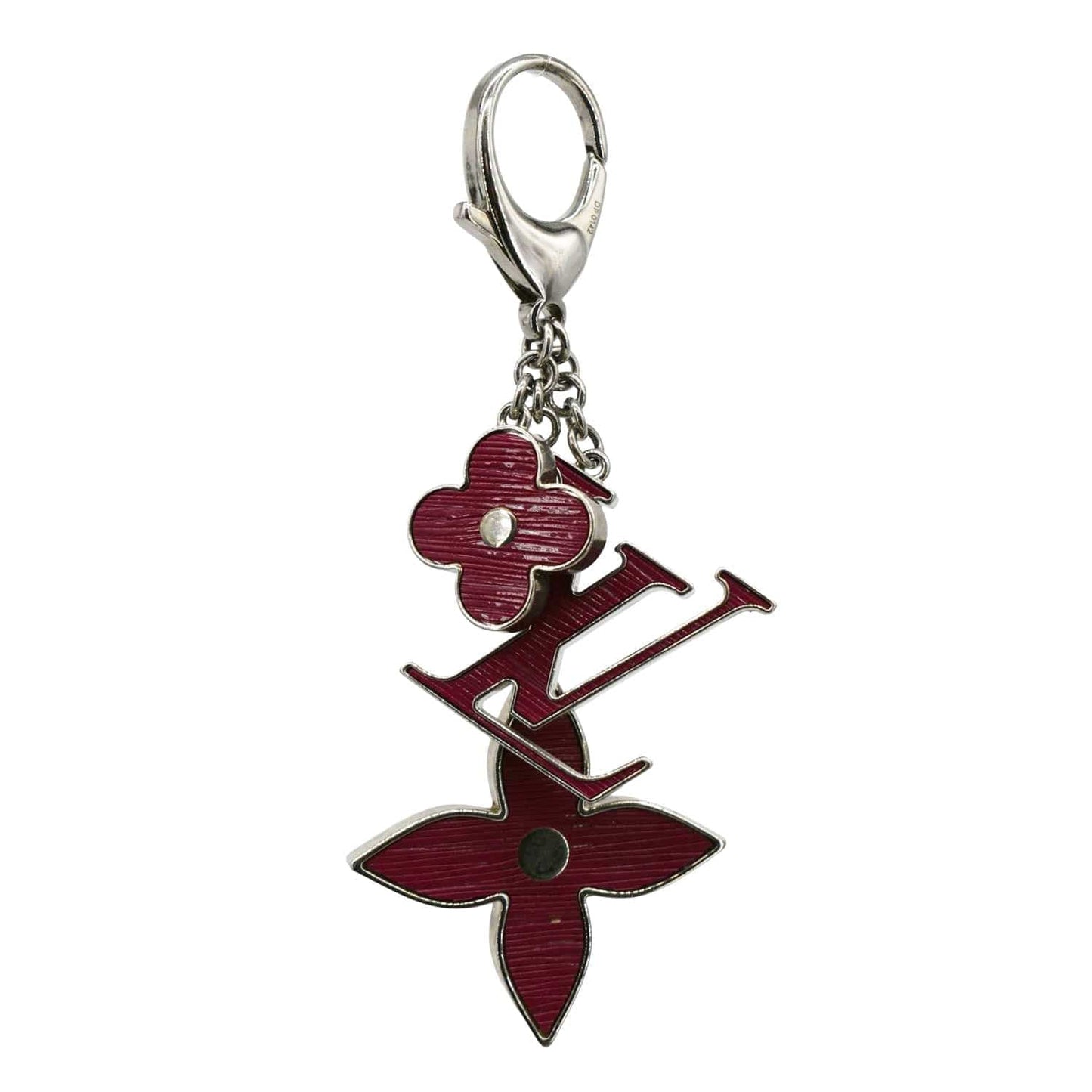LOUIS VUITTON Fleur dEpi Bag Charm Fuchsia