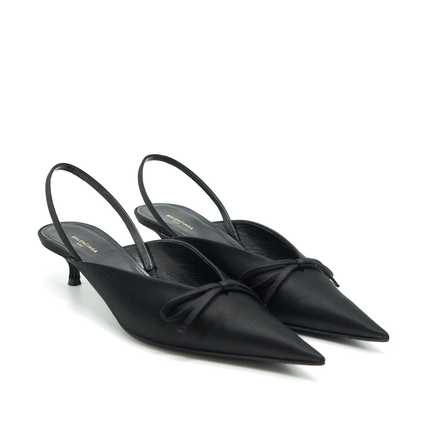 BALENCIAGA KNIFE SLINGBACK BLACK Size37