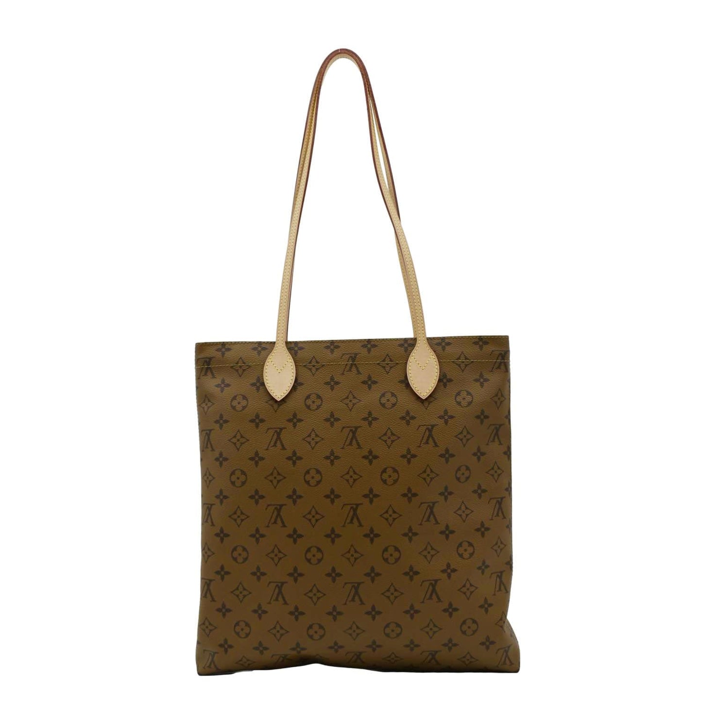 LOUIS VUITTON Carry It Monogram Reverse Canvas Tote Bag Brown