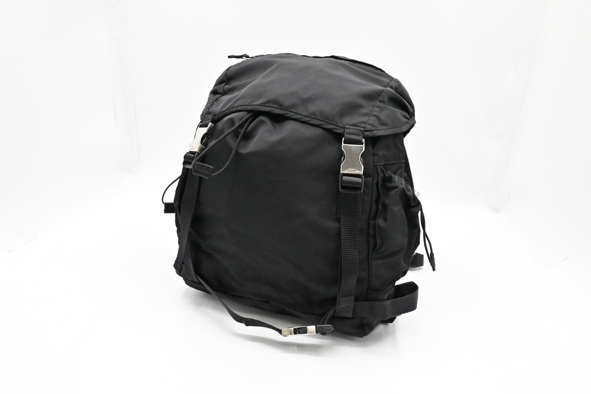 Prada Medium Hiking Backpack in Black Nylon