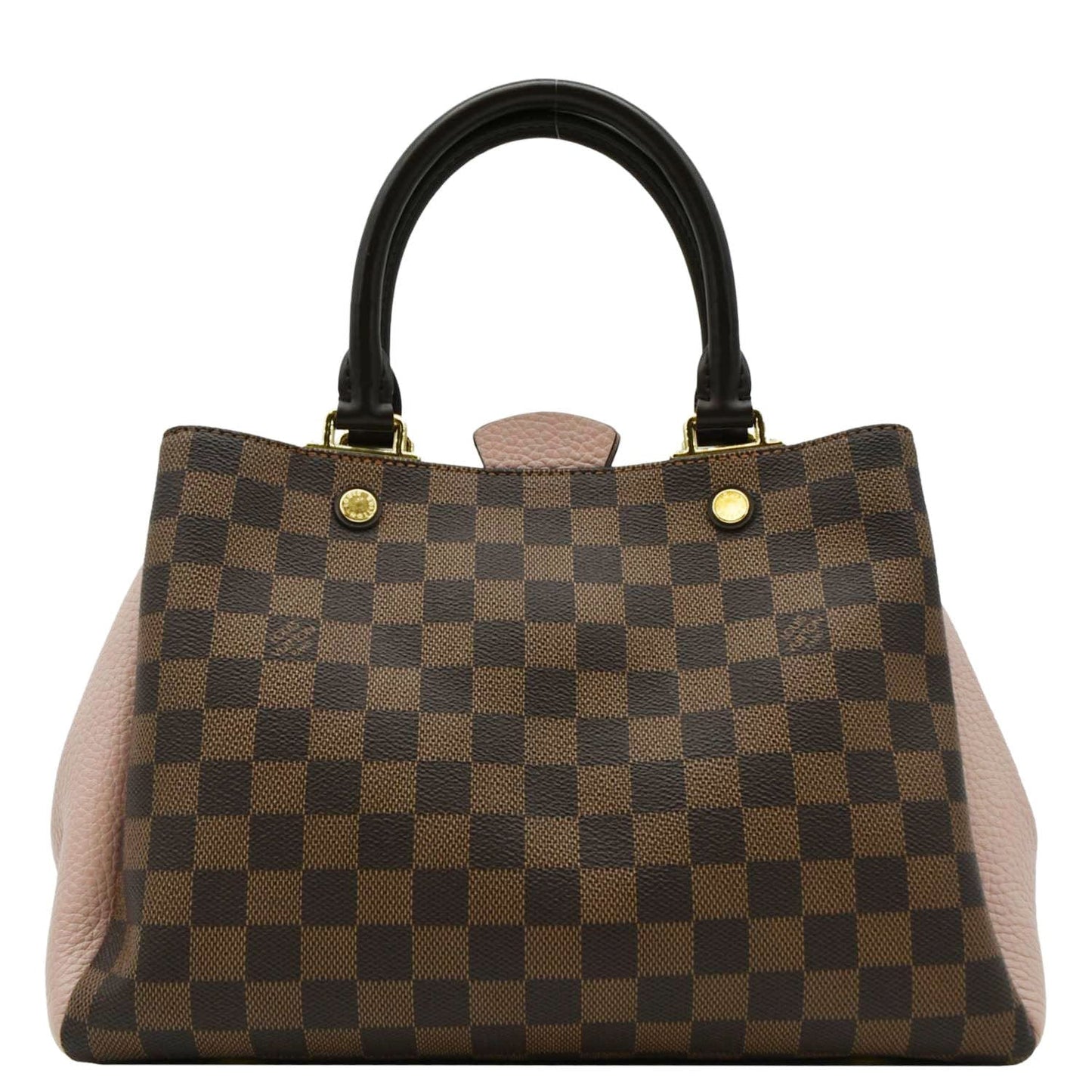 LOUIS VUITTON Brittany Damier Ebene Shoulder Bag Rose Ballerine