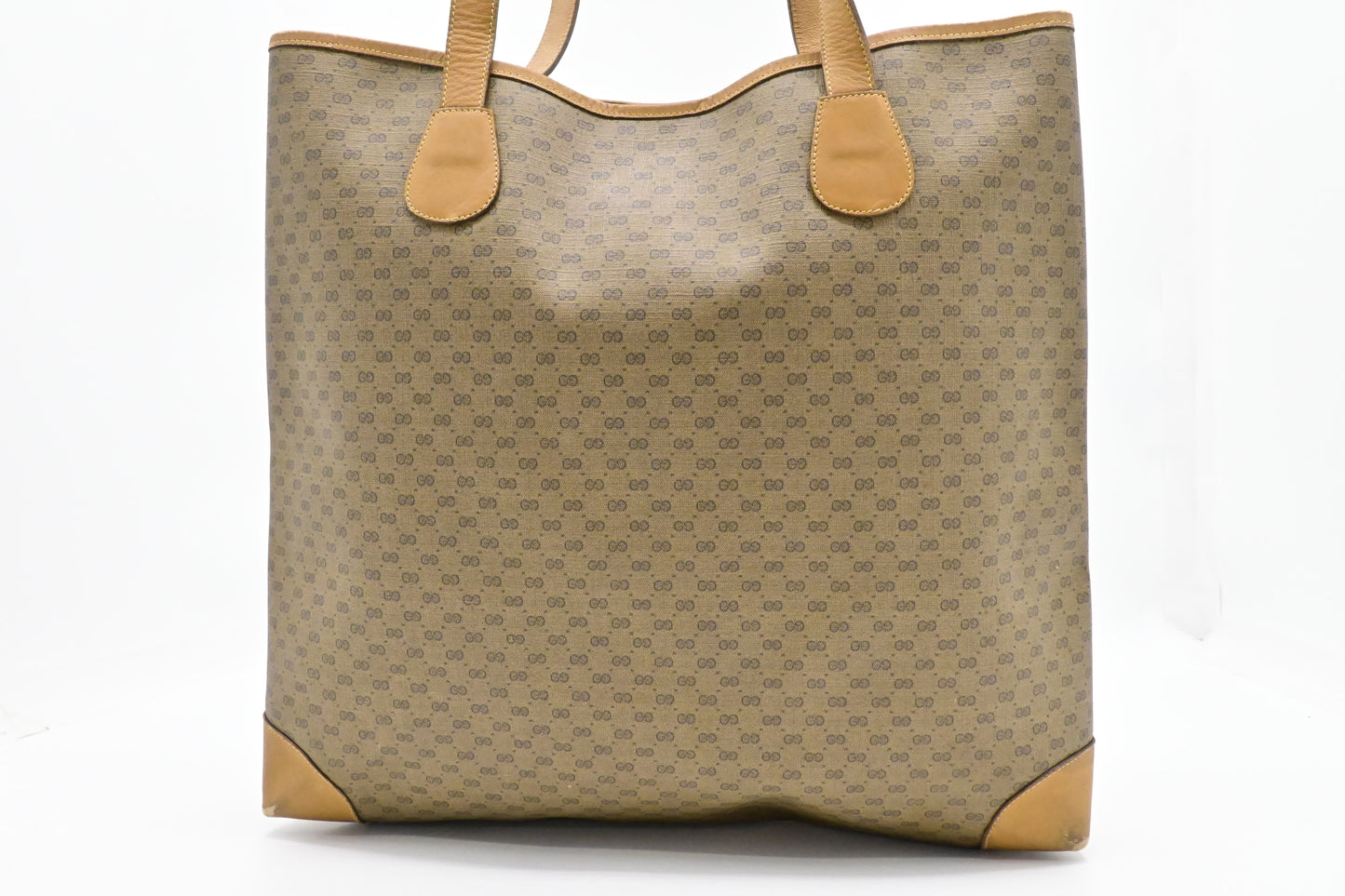 Gucci Sherry Line Tote in Brown Micro GG Supreme Canvas