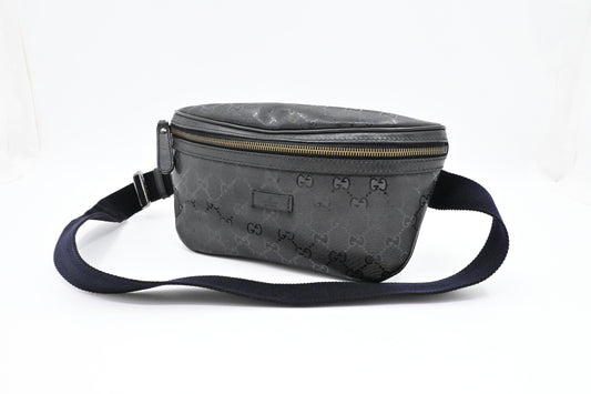 Gucci Bumbag in Black Imprime Canvas
