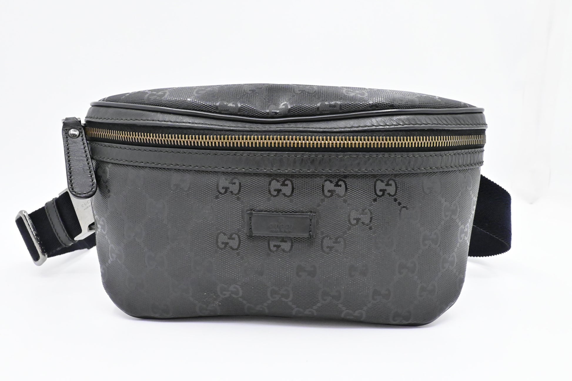 Gucci Bumbag in Black Imprime Canvas