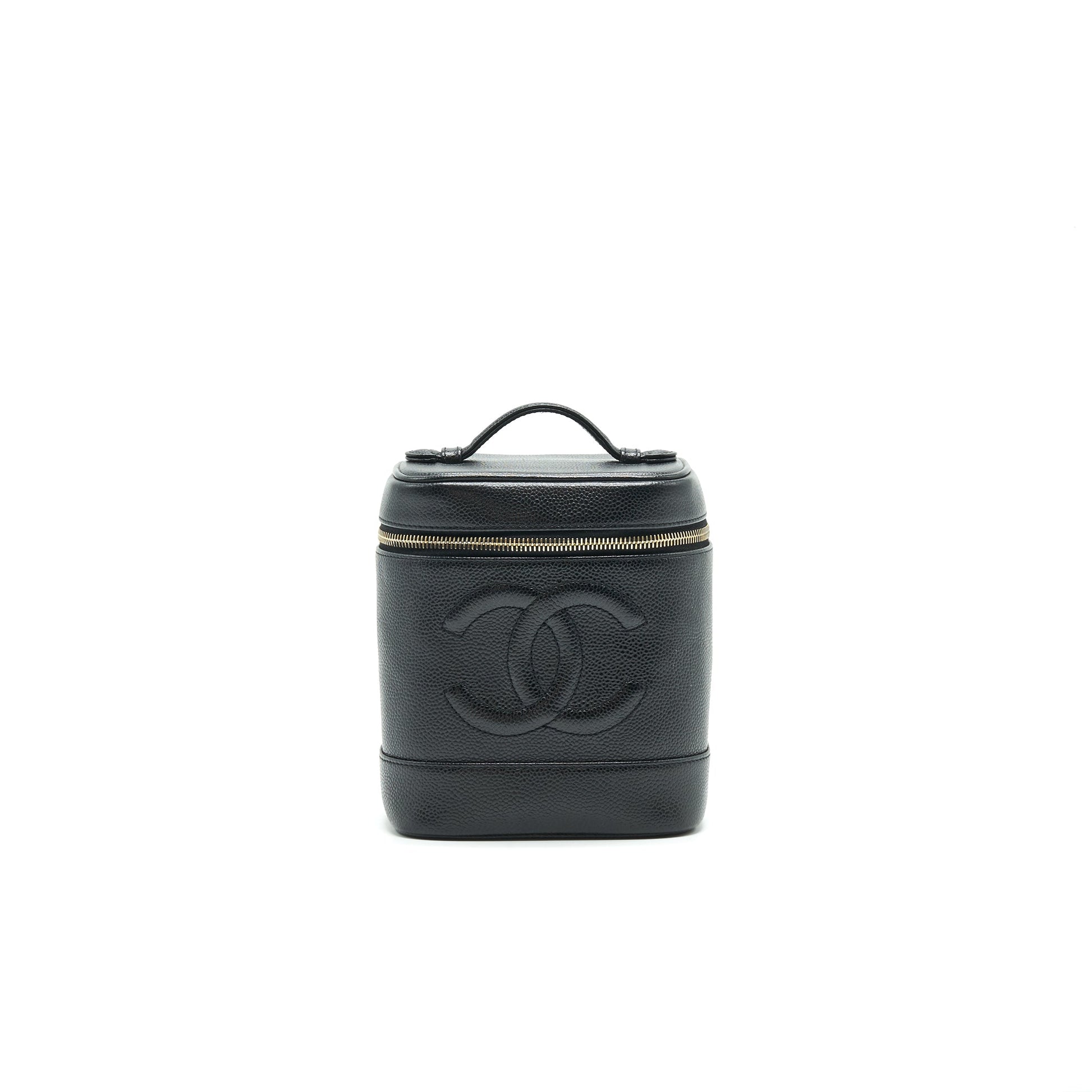 Chanel Vanity Case Caviar Black GHW Handbag