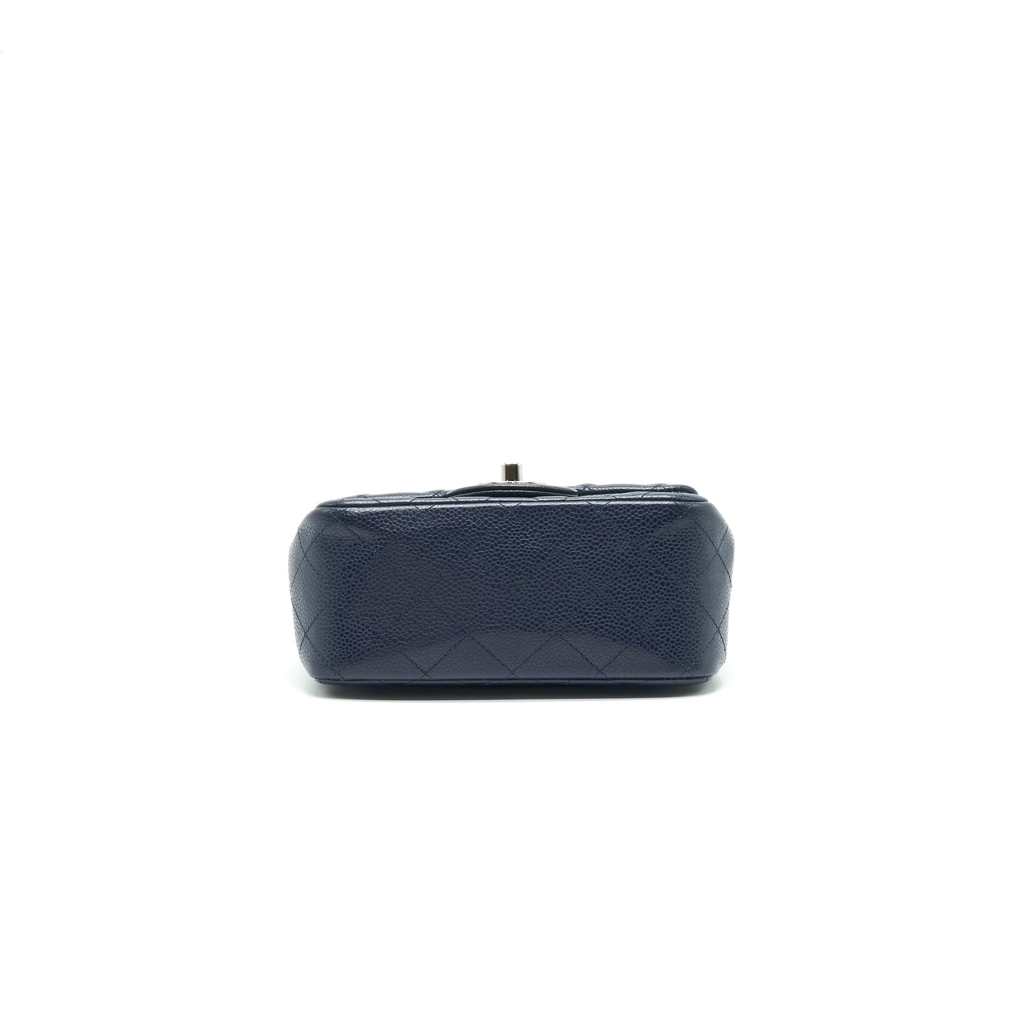 Chanel Mini Square Caviar Navy serial 18