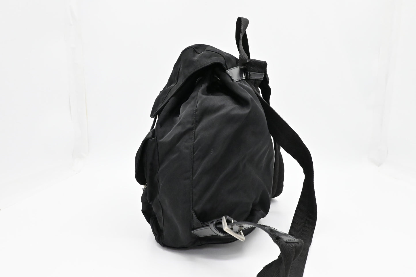 Prada Medium Backpack in Black Nylon - Style 2