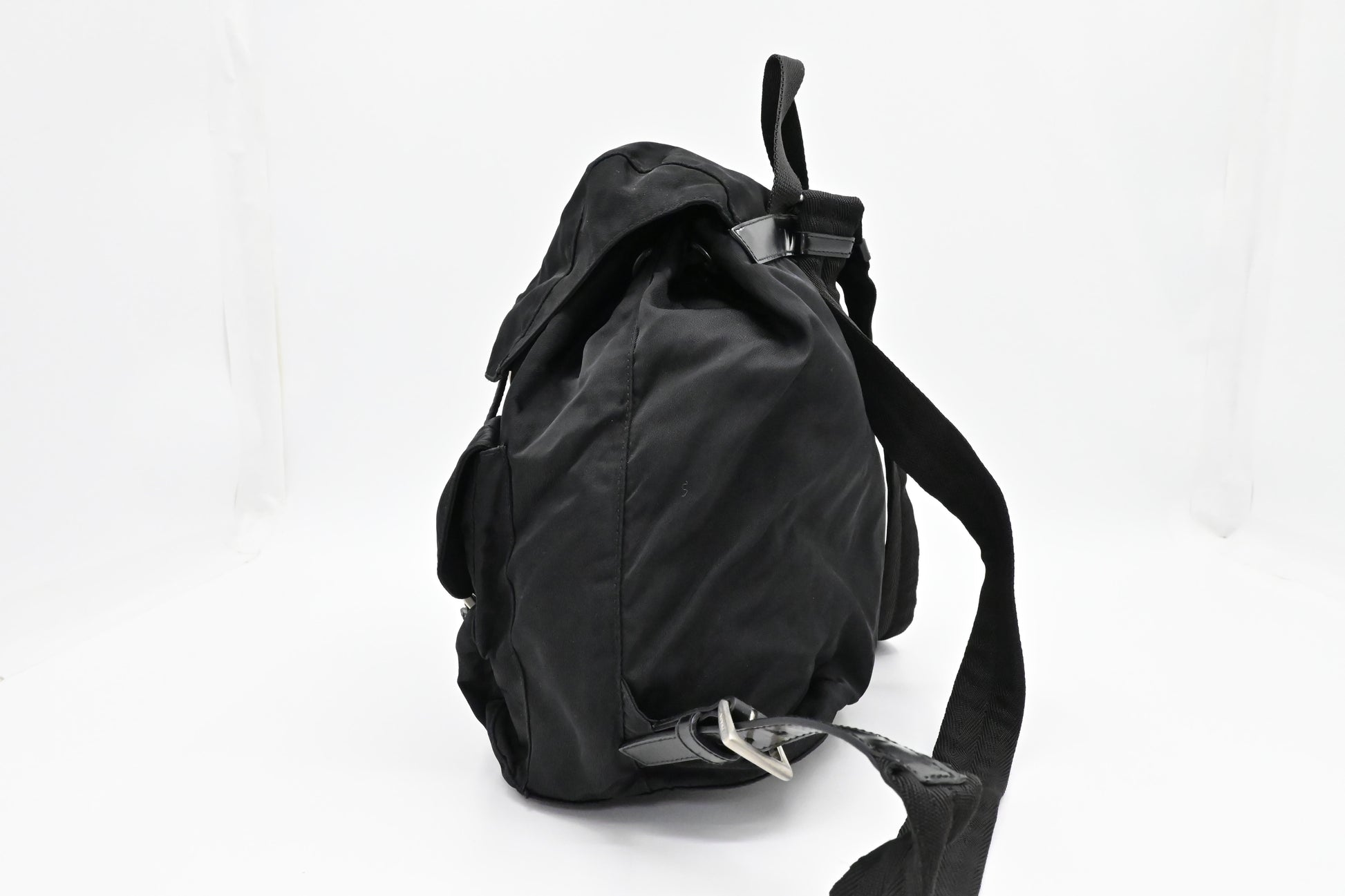 Prada Medium Backpack in Black Nylon - Style 2