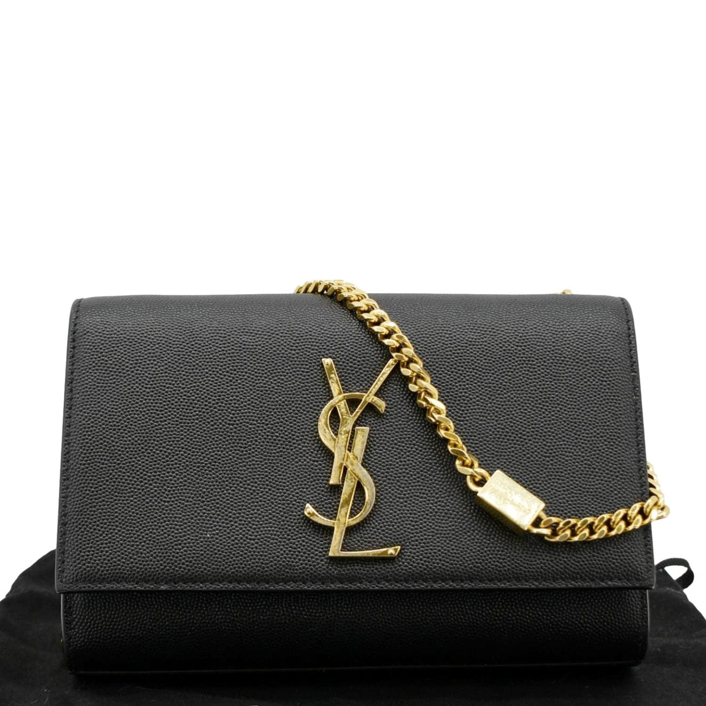 SAINT LAURENT Kate Small Leather Crossbody Bag Black