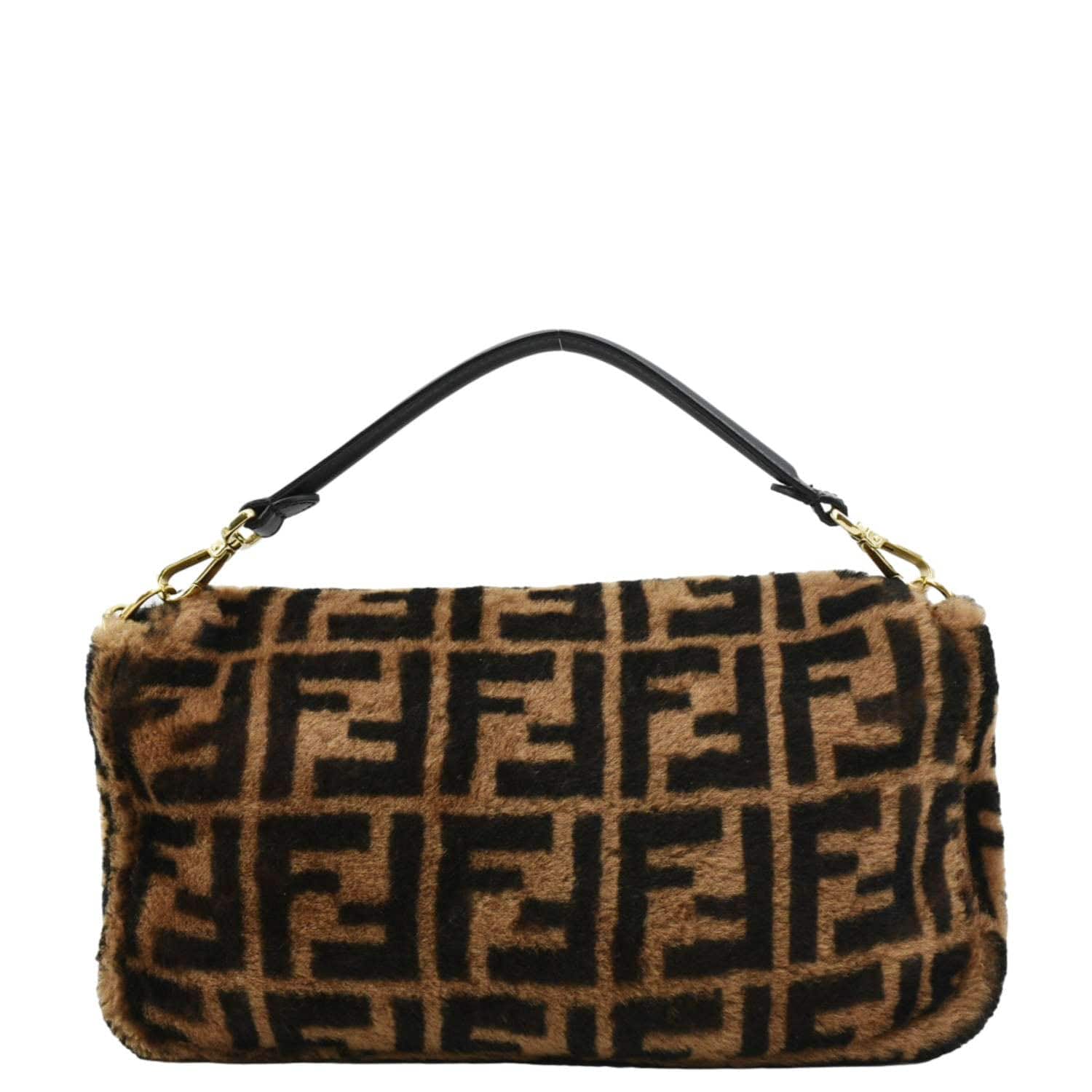 FENDI Chef Zucca Canvas Tote Bag Tobacco Brown