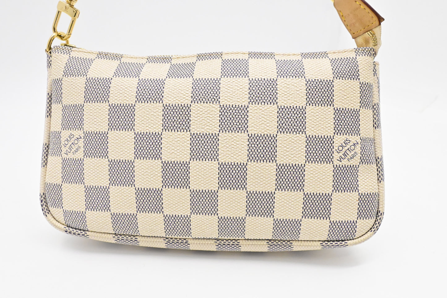 Louis Vuitton Pochette Accessoires in Damier Azur Canvas