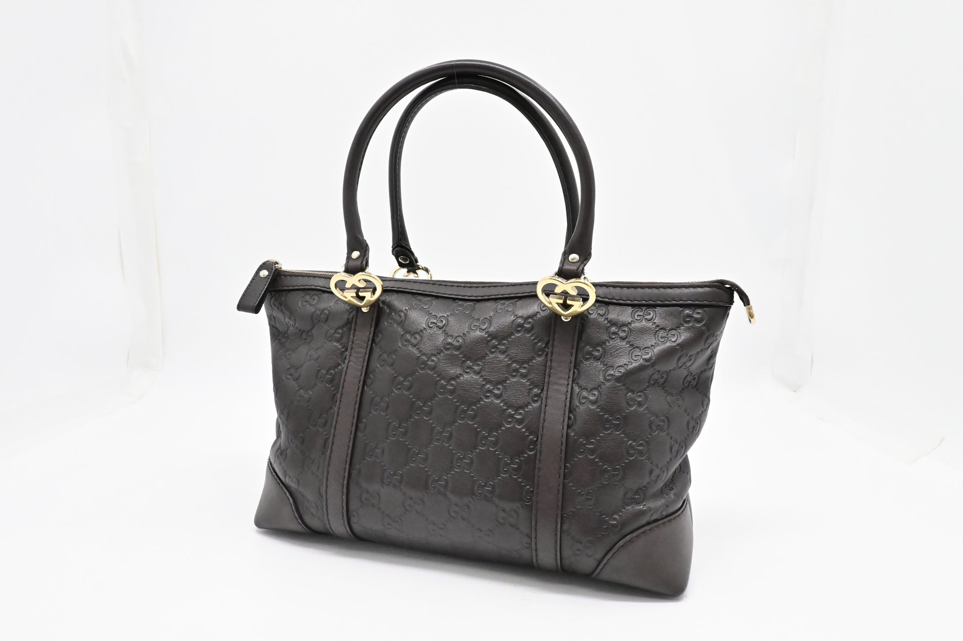 Gucci Handbag in Brown Guccissima Leather