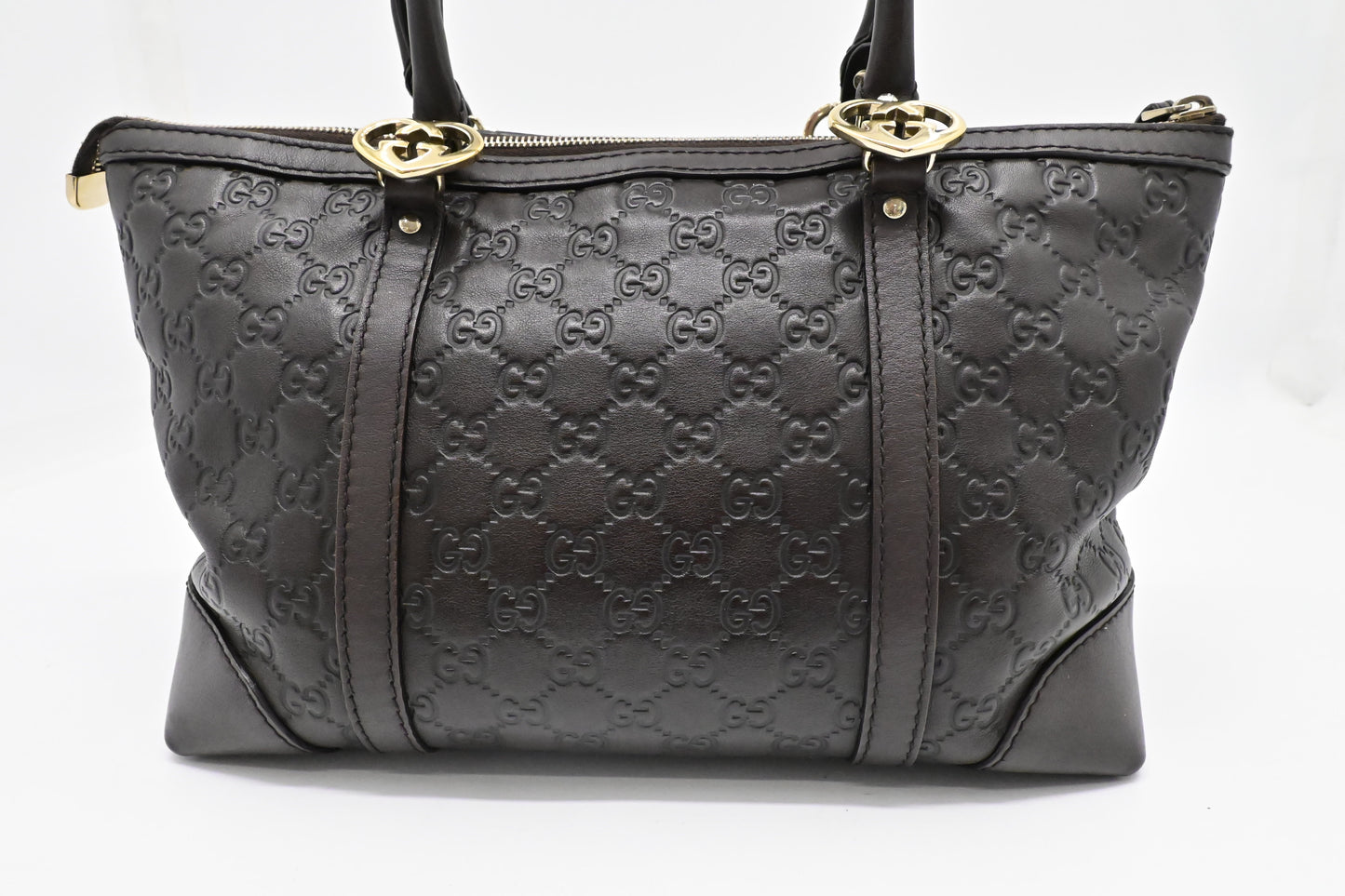 Gucci Handbag in Brown Guccissima Leather