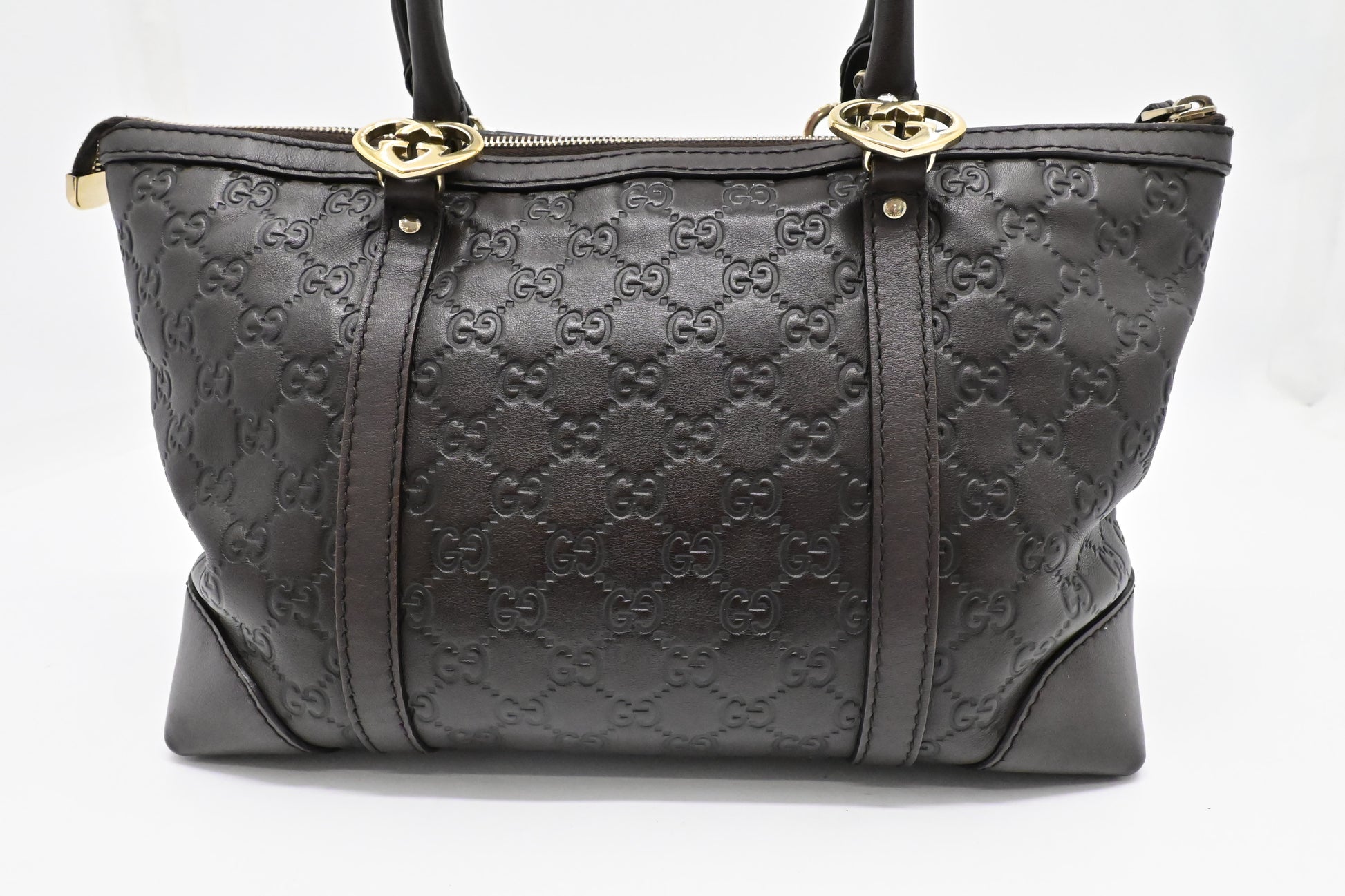 Gucci Handbag in Brown Guccissima Leather