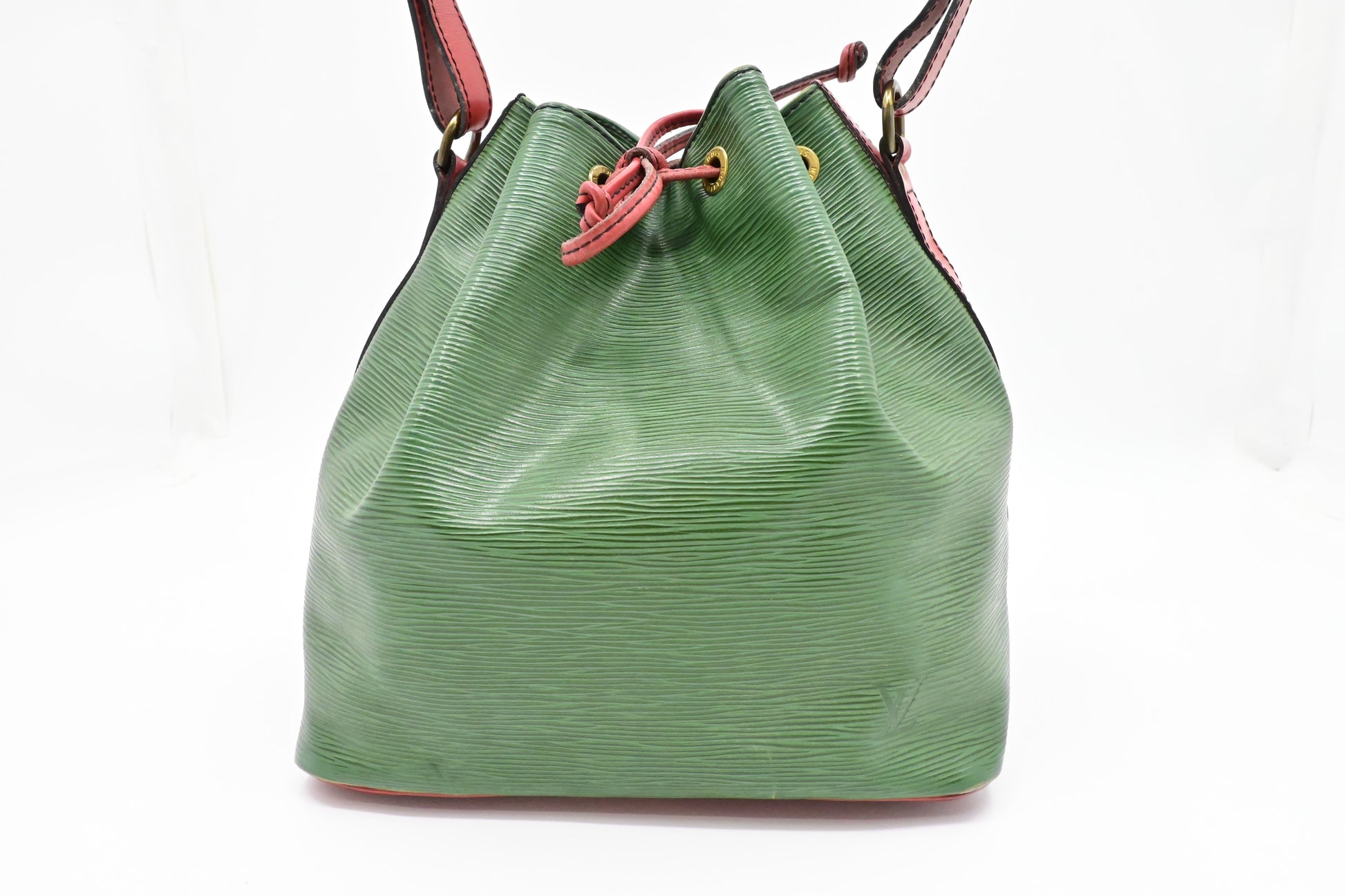 Louis Vuitton Petit Noe in Green & Red Epi Leather