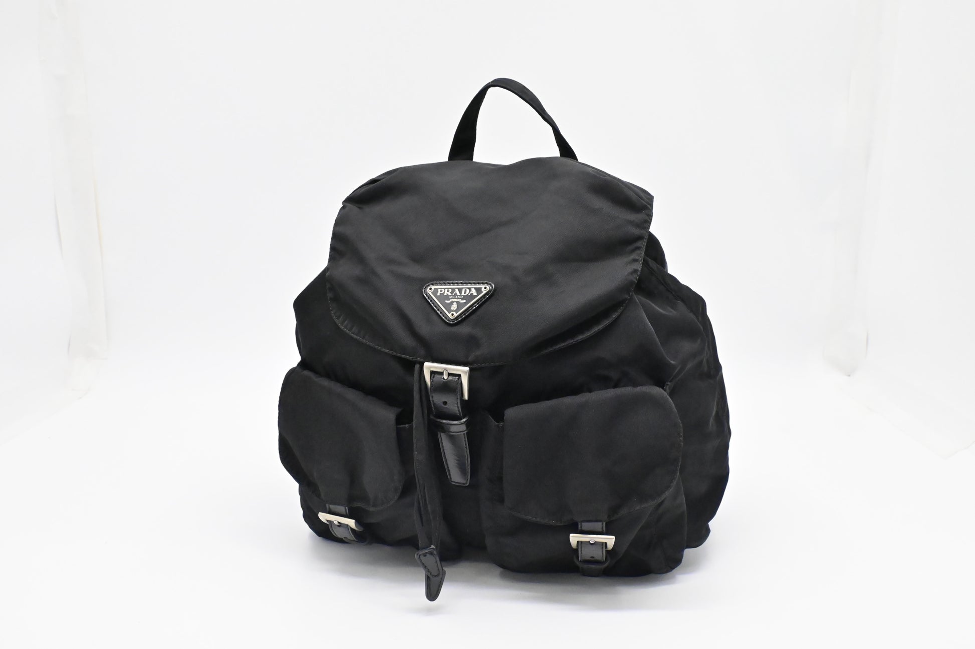 Prada Backpack in Black Nylon