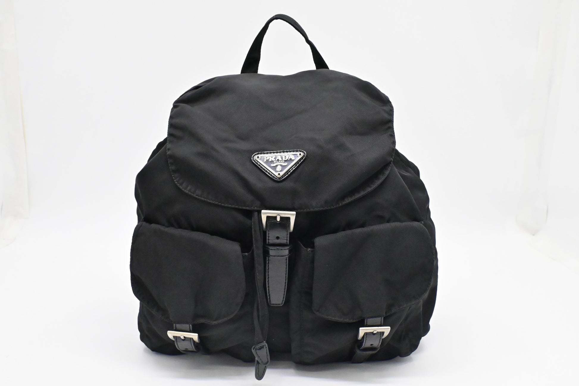 Prada Backpack in Black Nylon - Style 2