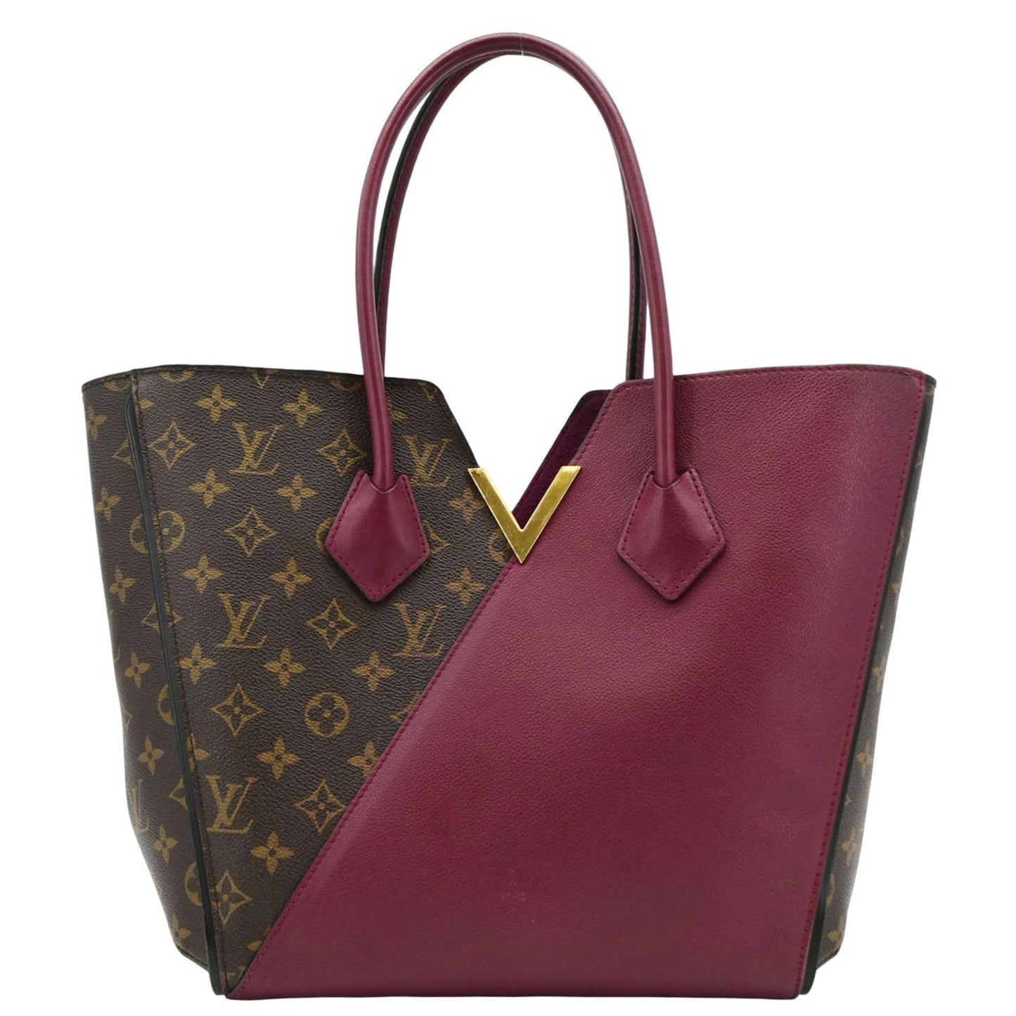 LOUIS VUITTON Kimono MM Monogram Canvas Shoulder Bag Maroon