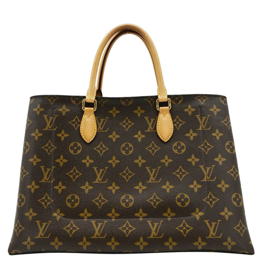 LOUIS VUITTON Flower Zipped Monogram Canvas Tote Bag Brown - RTS