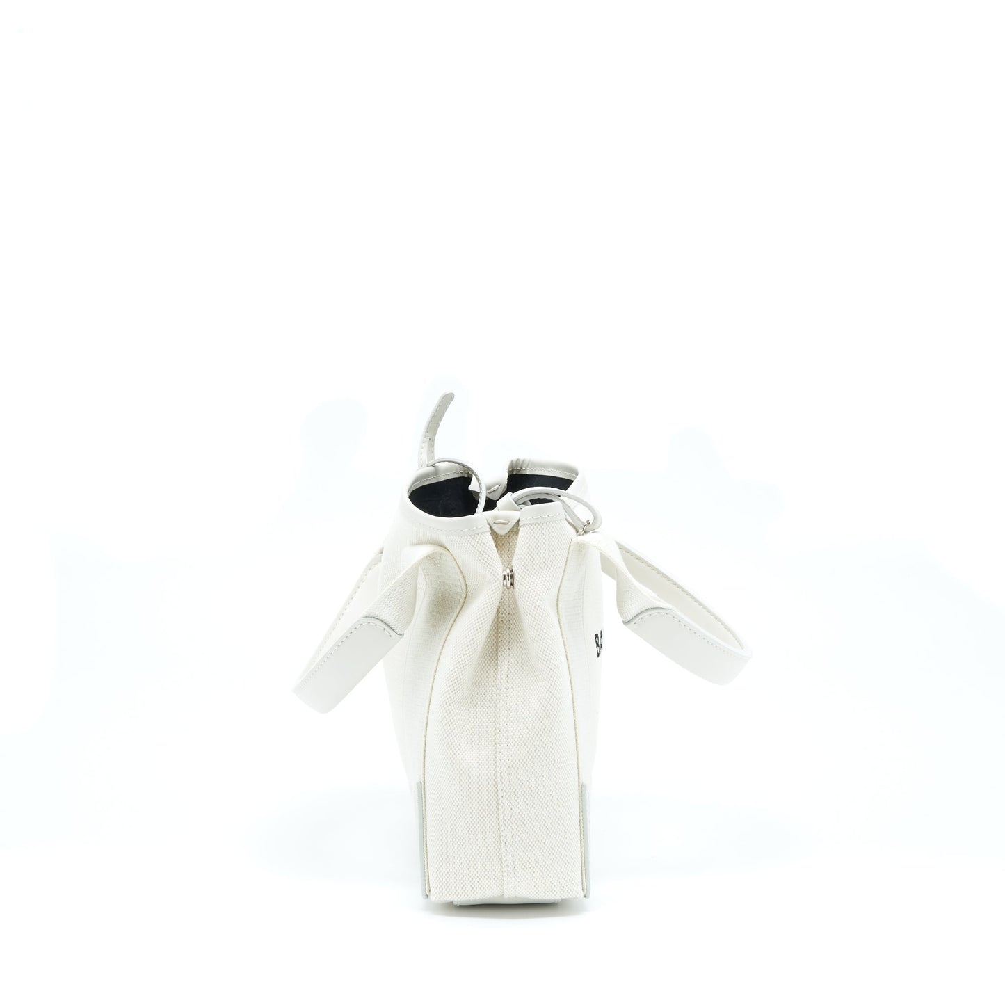 Balenciaga Cabas Fabric/Leather Off white
