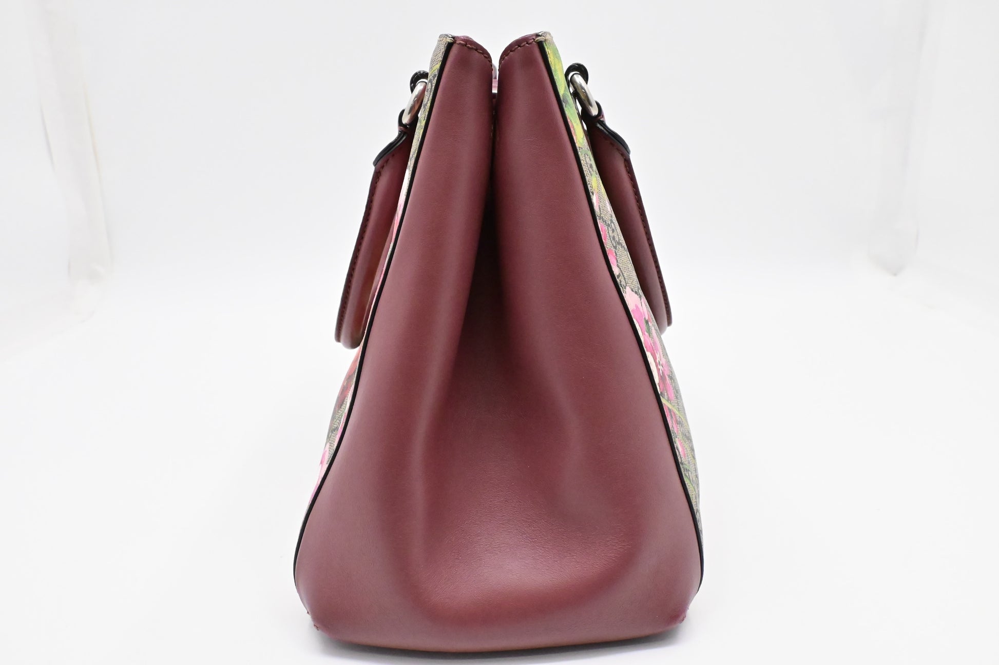 Gucci 2-Way Handbag in Pink Blooms GG Canvas