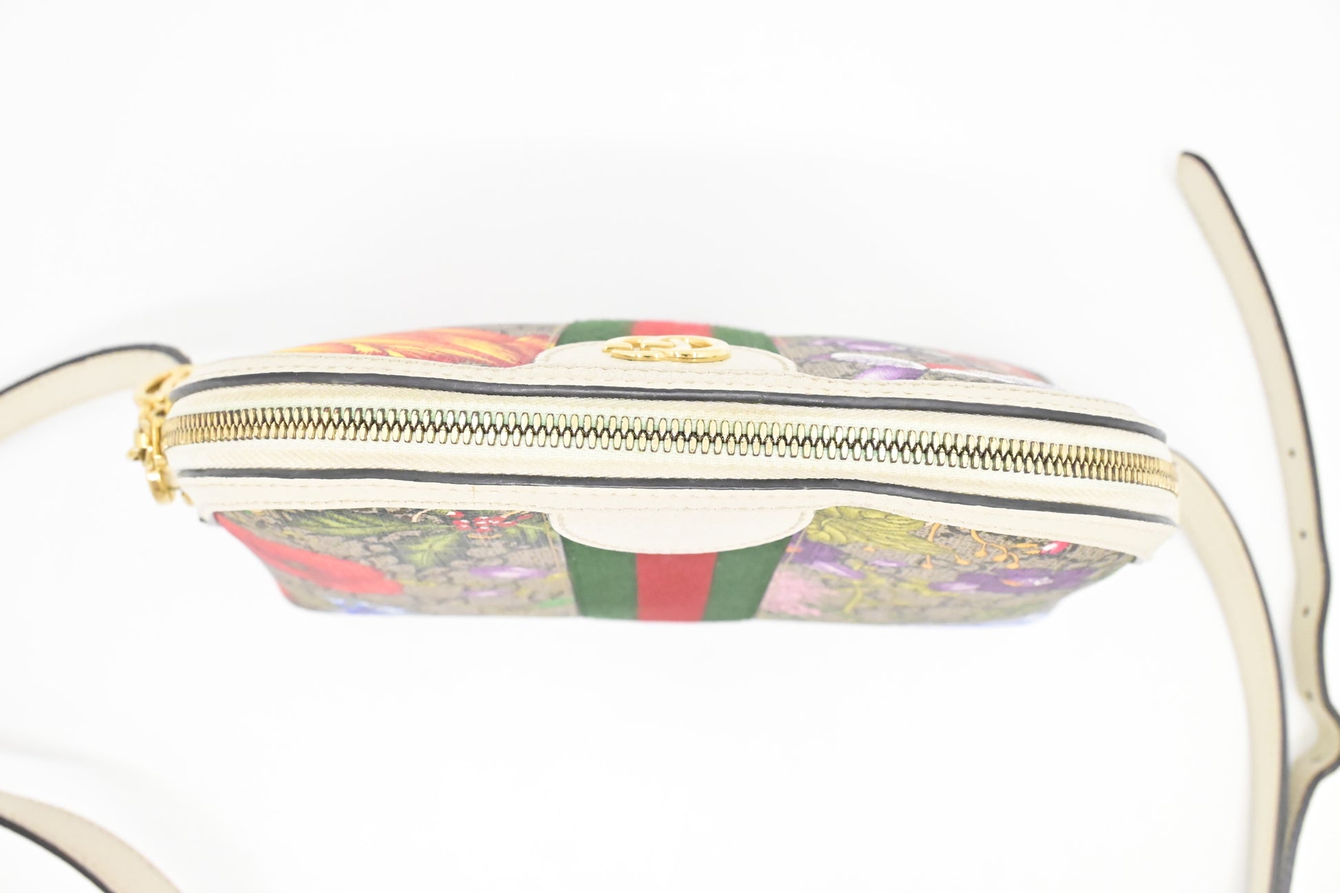 Gucci Ophidia Flora Crossbody in GG Canvas