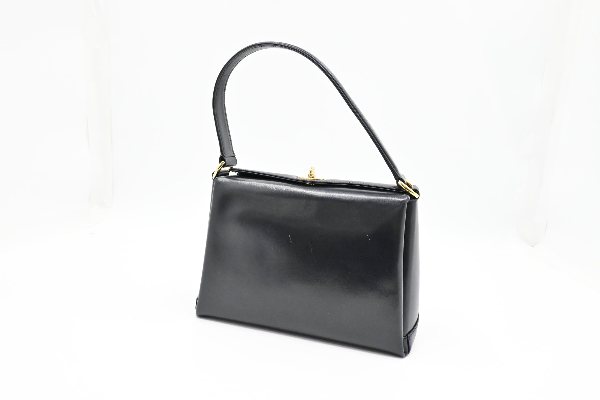 Gucci Handbag in Navy Leather