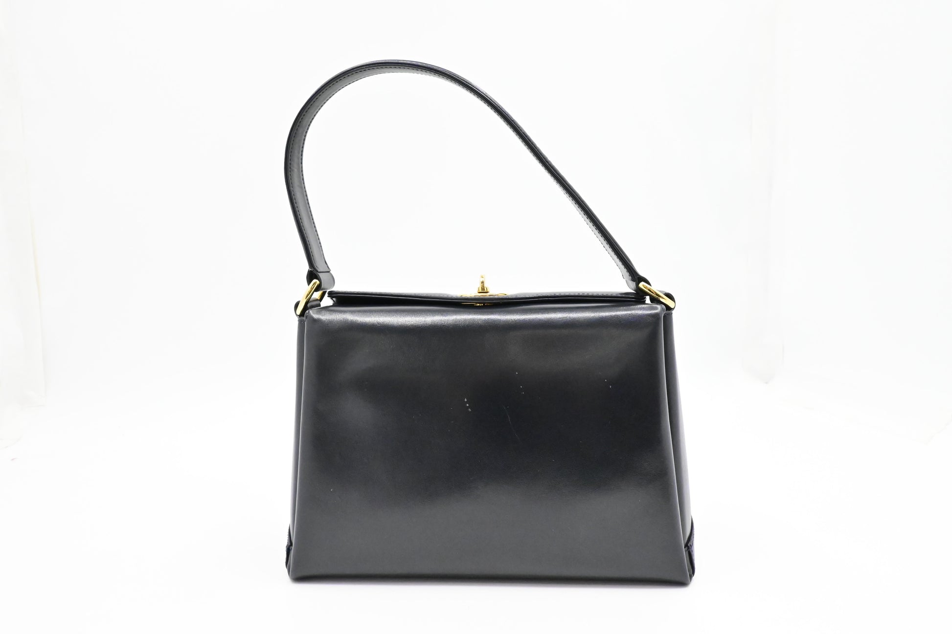 Gucci Handbag in Navy Leather