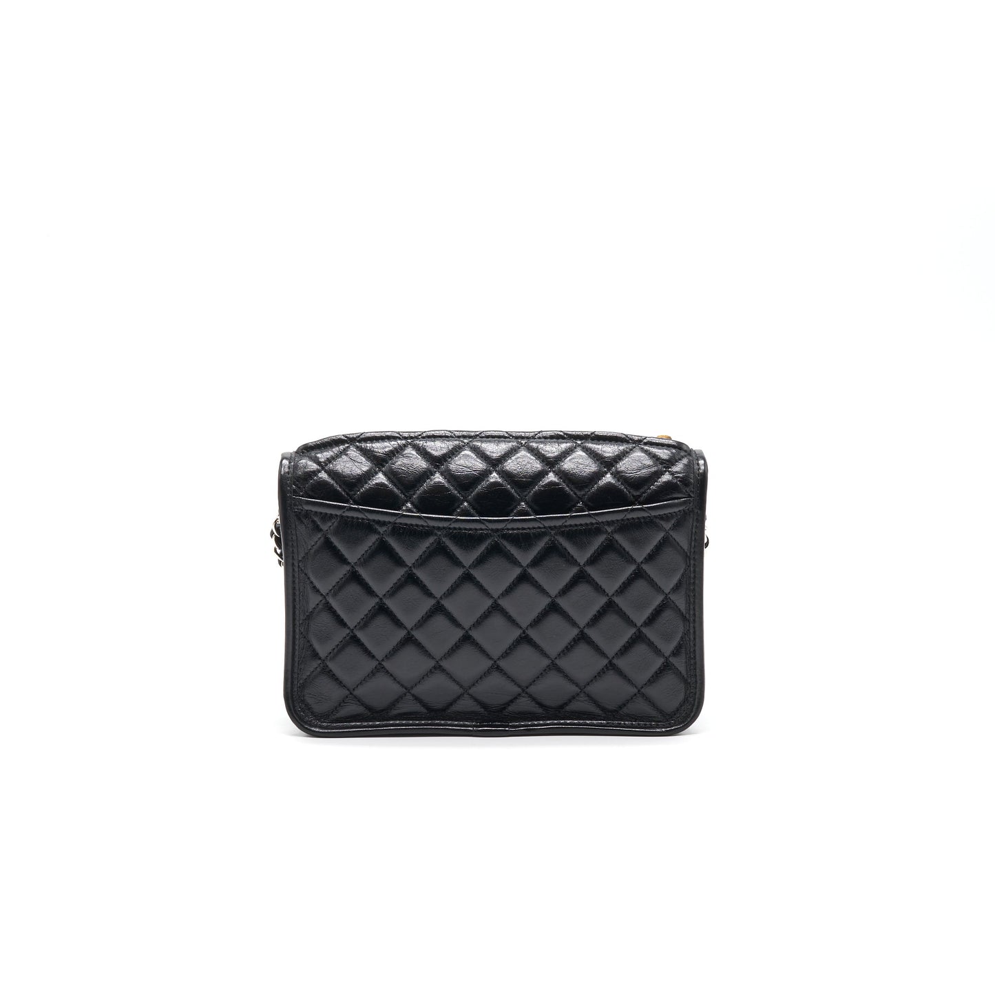 Chanel 18B Calfskin Camera Case Black