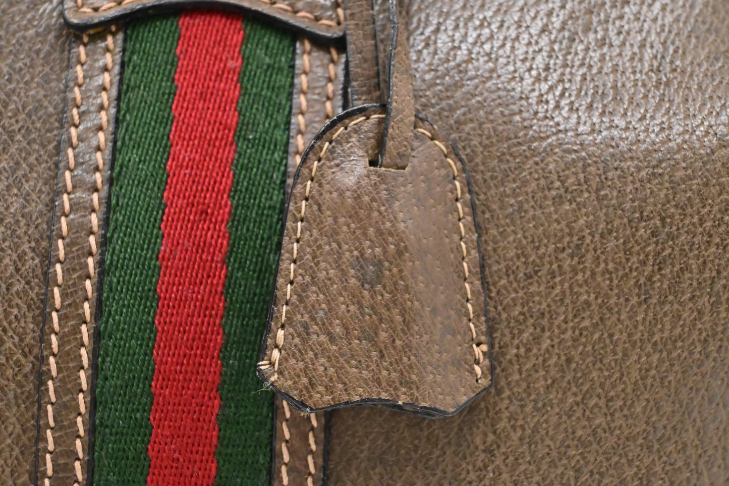 Gucci Boston Bag in Brown Leather