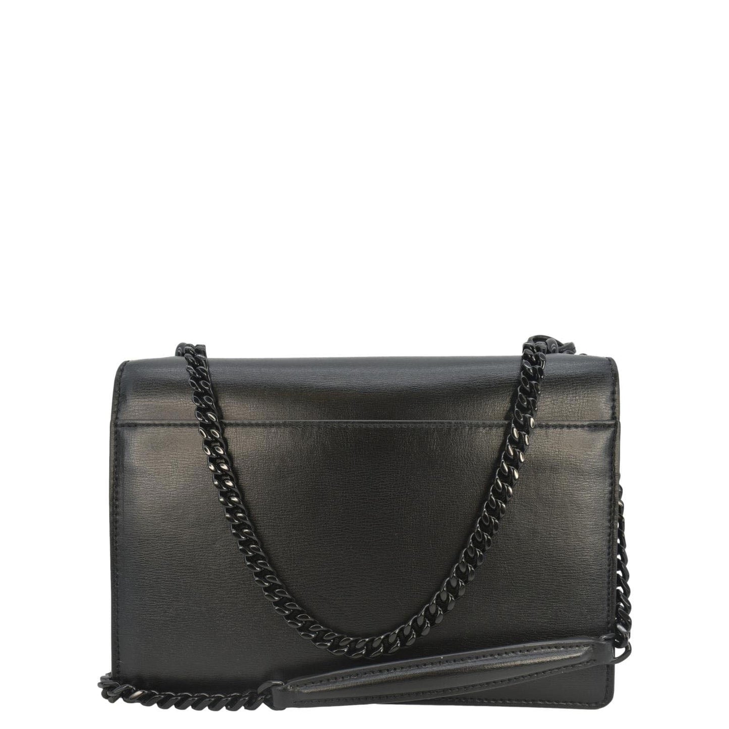 SAINT LAURENT Sunset Medium Leather Shoulder Bag Black