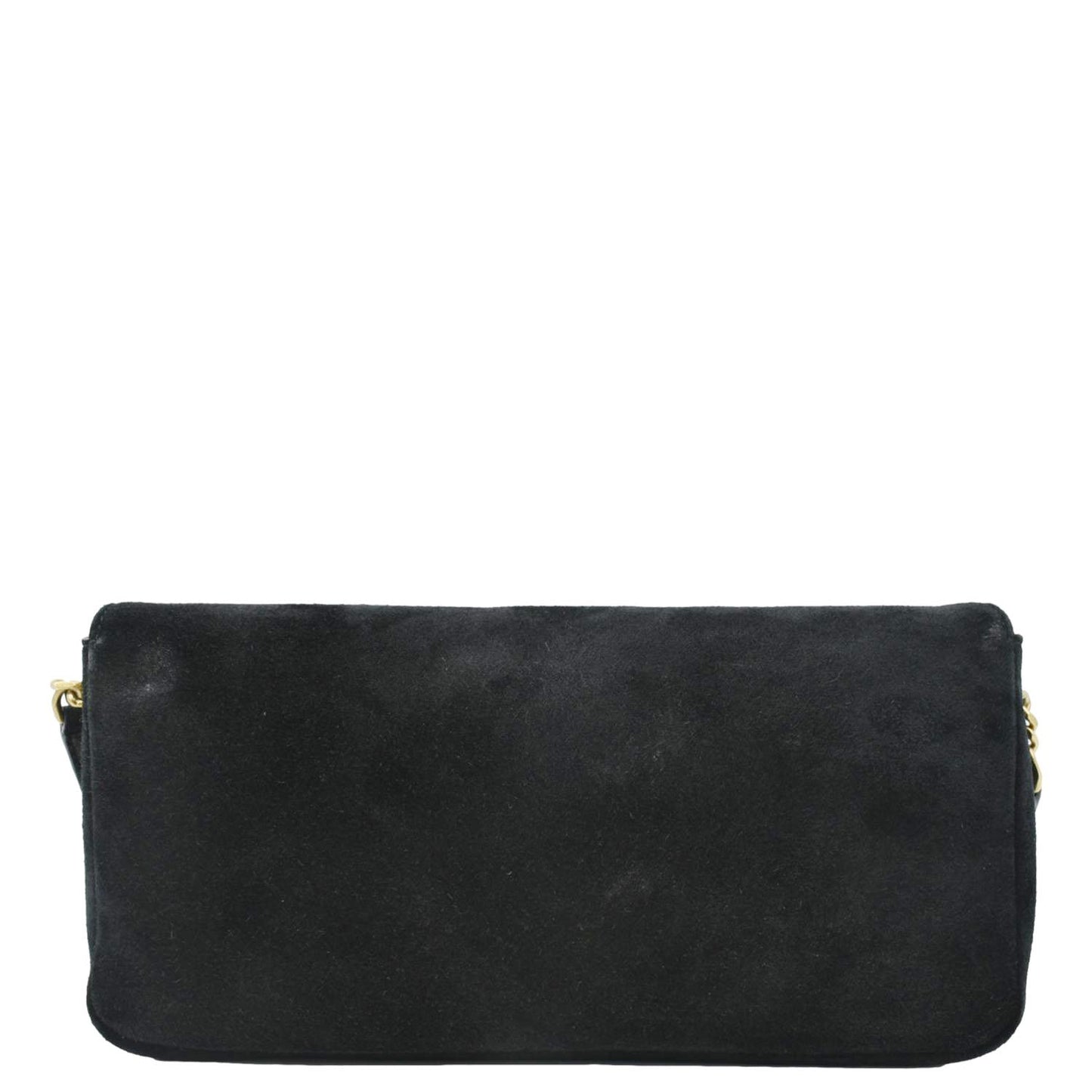 SAINT LAURENT Kate Tassel Suede Crossbody Bag Black