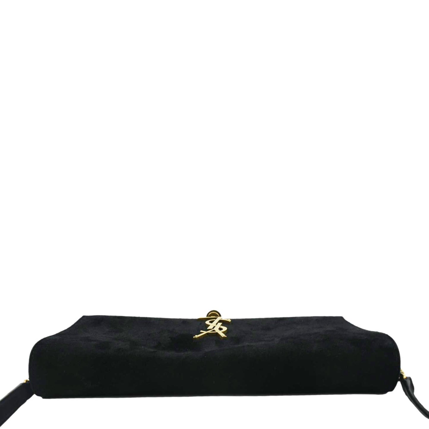 SAINT LAURENT Kate Tassel Suede Crossbody Bag Black