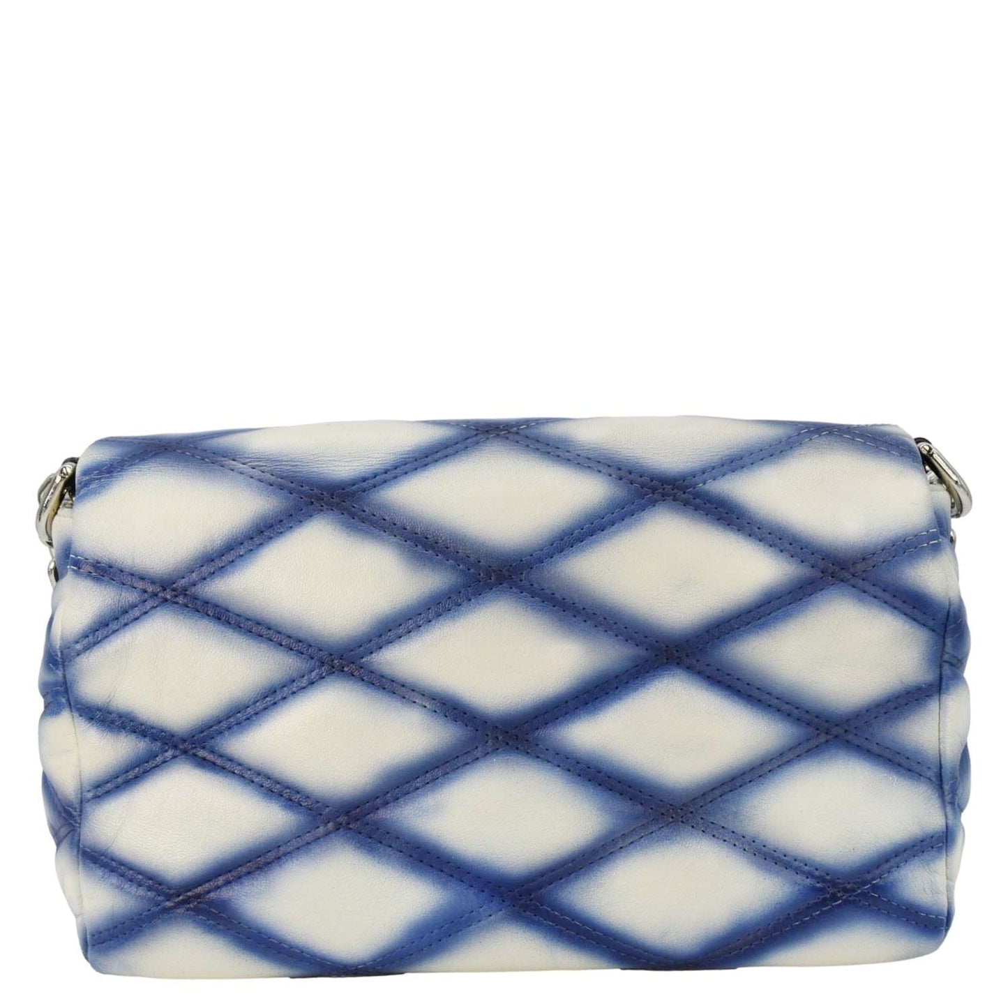LOUIS VUITTON GO 14 PM Malletage Contraste Leather Shoulder Bag Blue