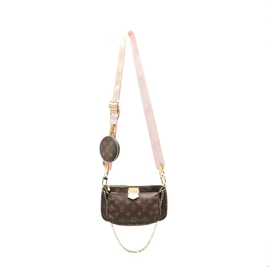 Louis Vuitton Multi Pochette Accessories Pink Strap
