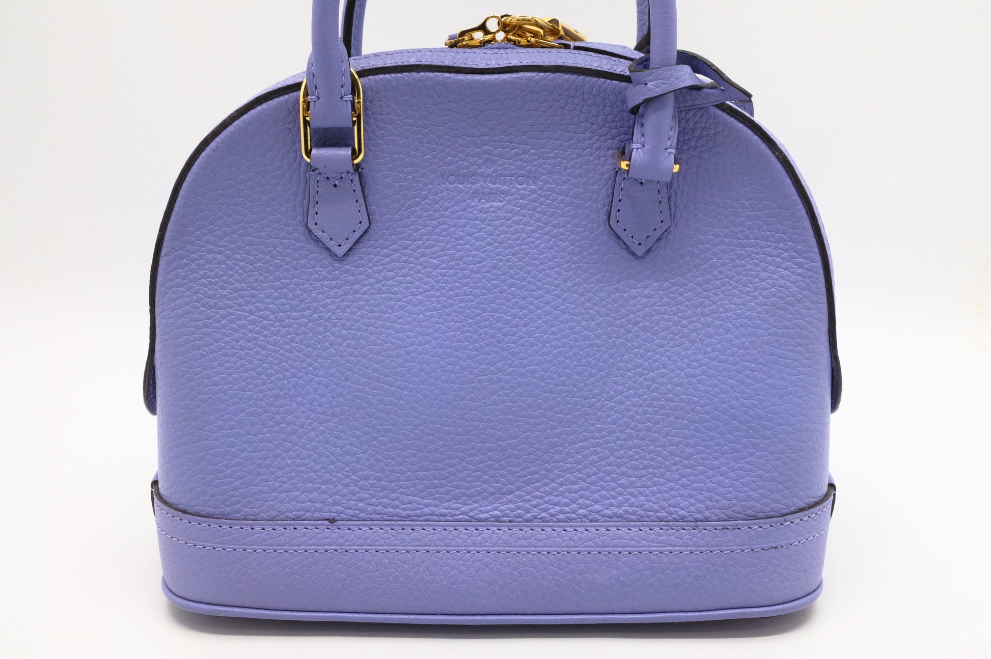 Louis Vuitton Alma BB in Purple Leather