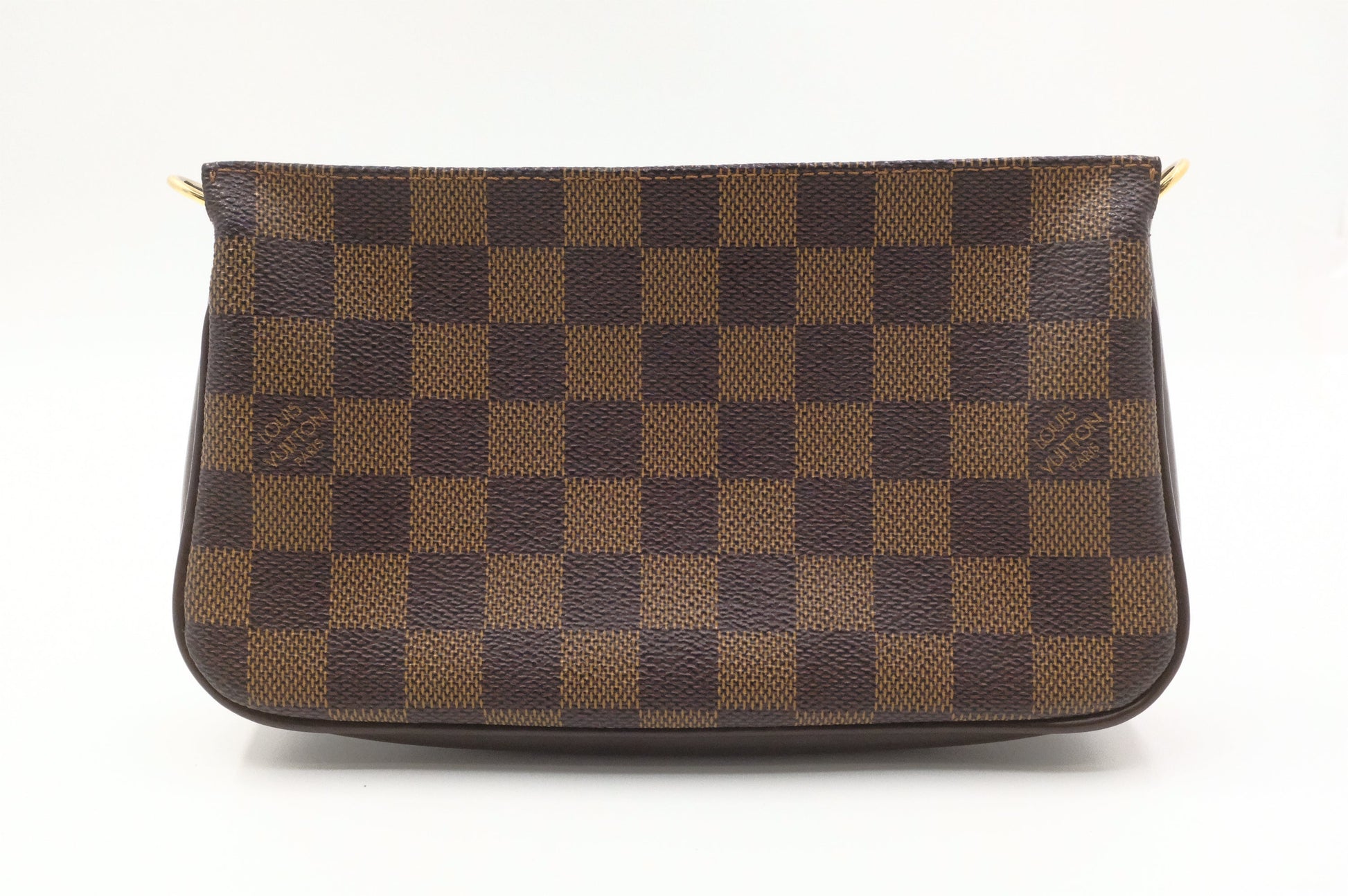  Louis Vuitton Navona Pochette Accessoires in Damier Ebene Canvas