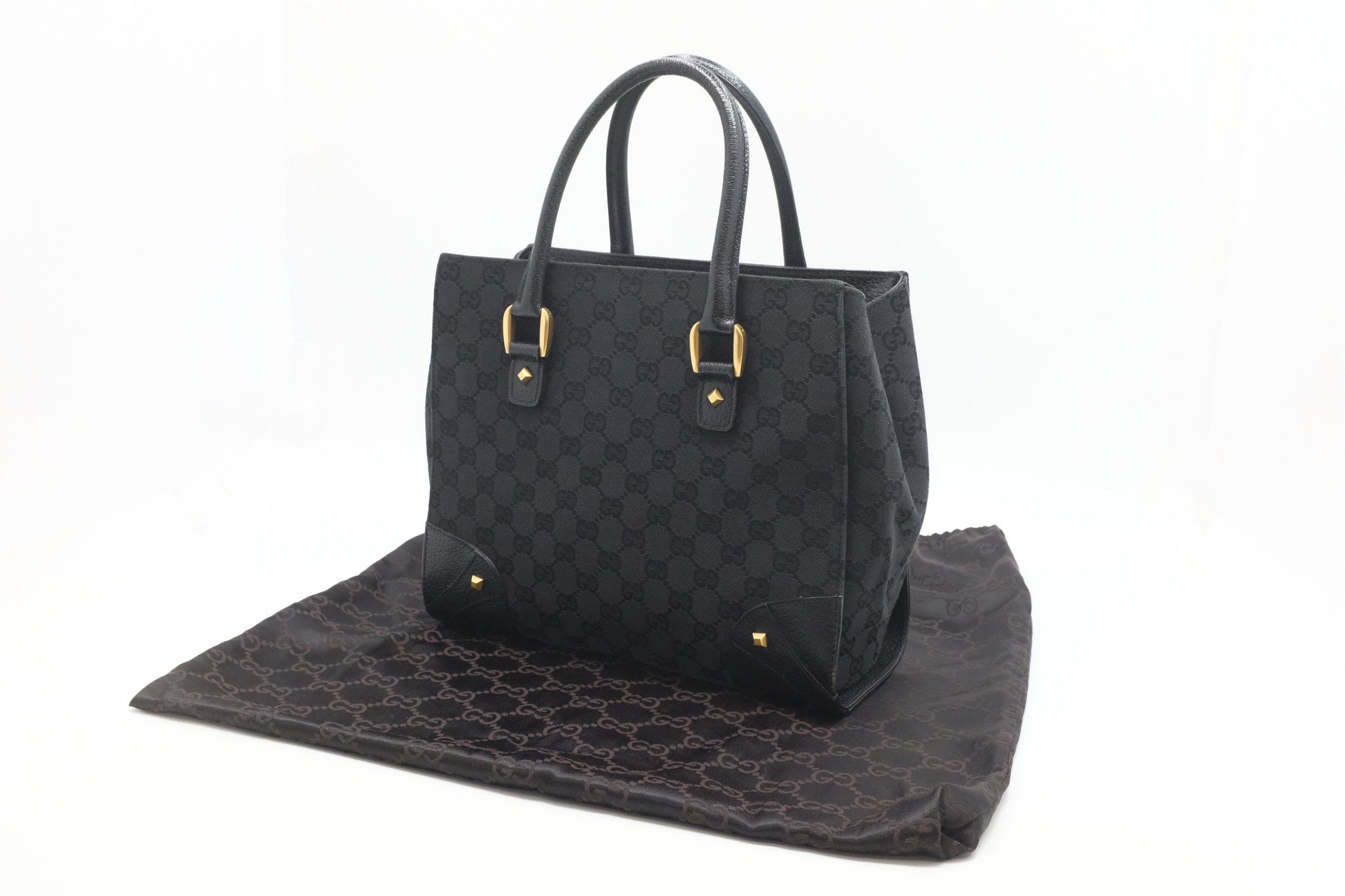 Gucci Handbag in Black GG Canvas