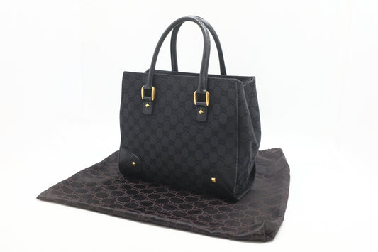 Gucci Handbag in Black GG Canvas