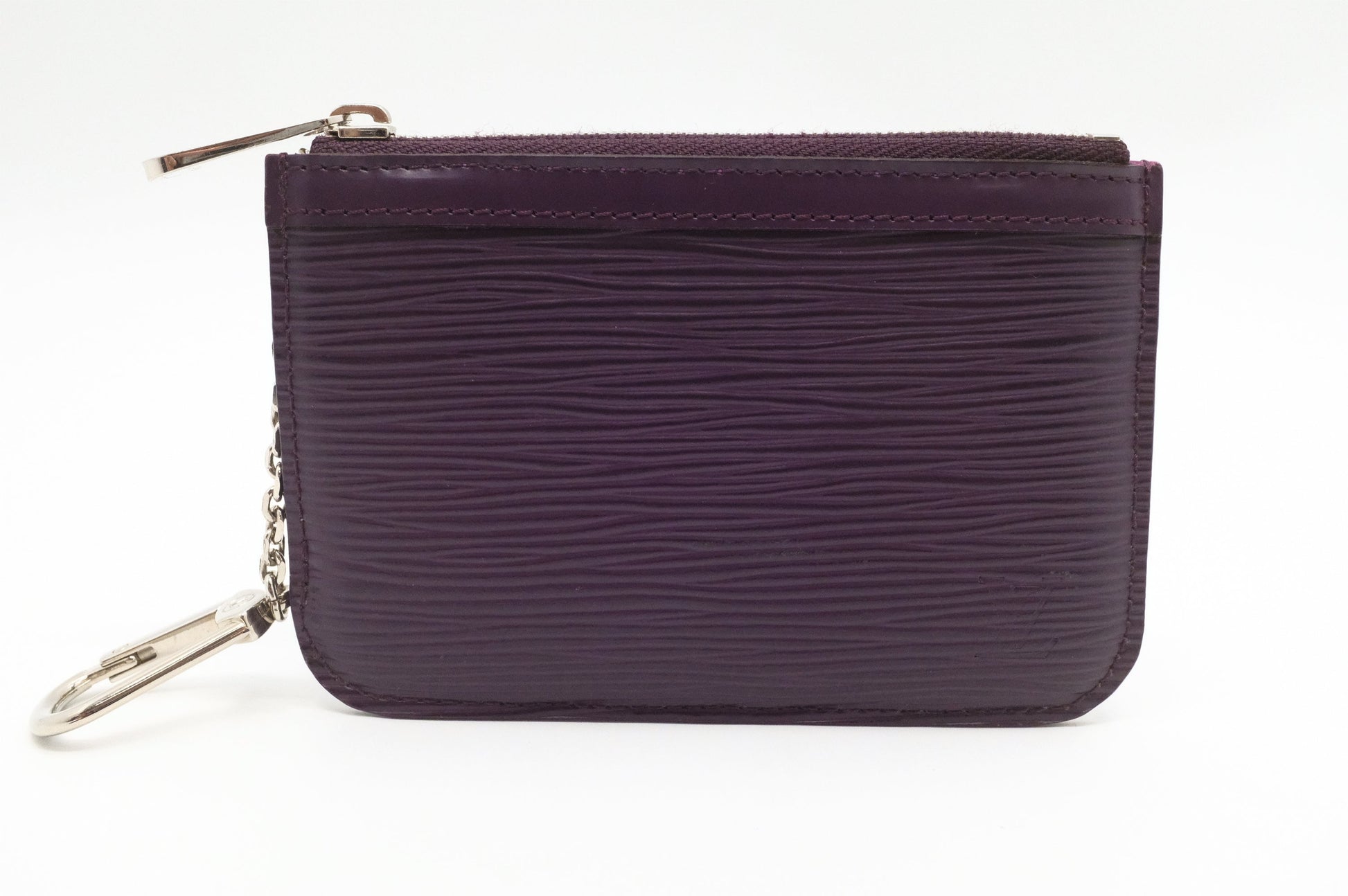 Louis Vuitton Pochette Cles in Purple Epi Leather